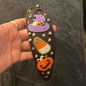 Beaded and embellished Halloween headband